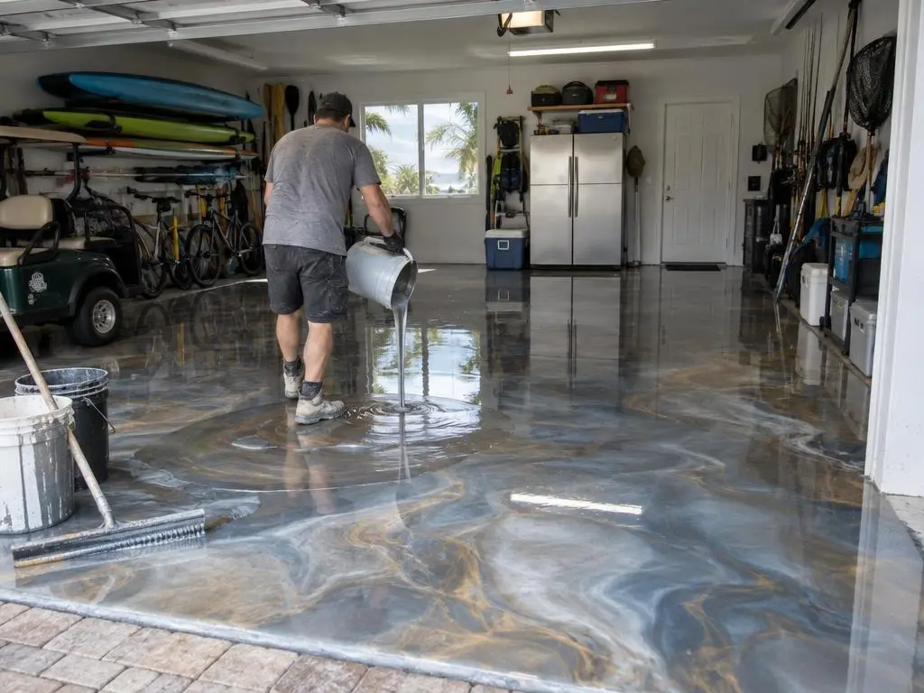 Metallic Epoxy Flooring in Fort Lauderdale, FL